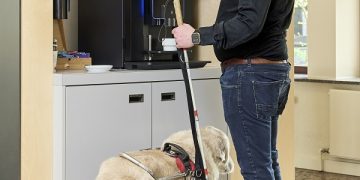 Animo coffee machines with a mold for the visually impaired