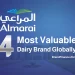 Almarai is ranked 4th among the most valuable dairy brands worldwide in 2024