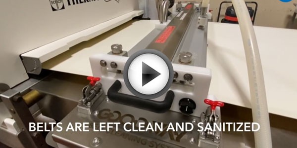 See how to simplify conveyor belt cleaning